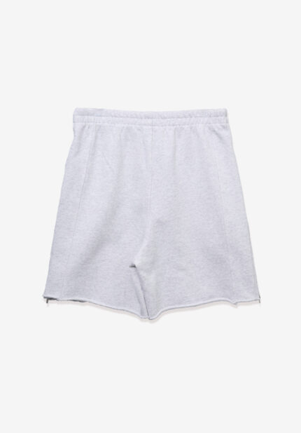Basketcase Standalone “Standalone” Panel Zip Jogger Shorts, Melange Grey