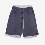 Basketcase Standalone Lace Layered Pigment Trouser, Blue