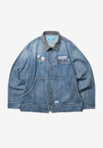 Basketcase Gallery Denim Work Jacket, Blue