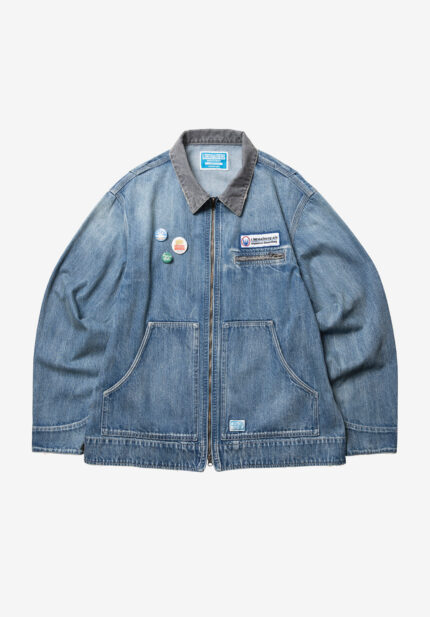 Basketcase Gallery Denim Work Jacket, Blue