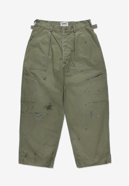 Basketcase Gallery Repaired Usaf Mechanic Pants, Sage Green