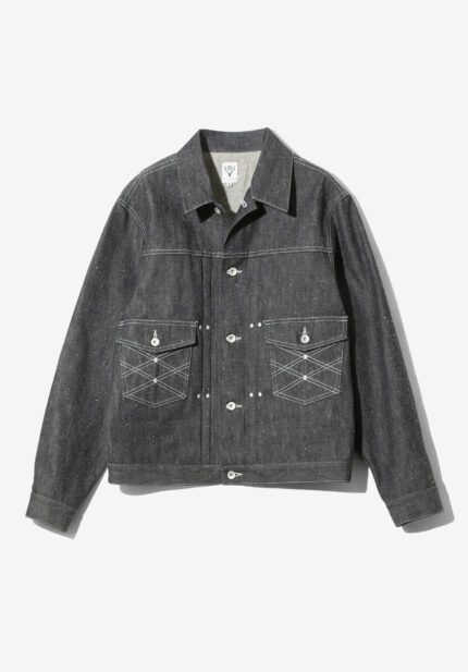 Basketcase Gallery Trucker Jacket - 13OZ Nep Denim, Indigo