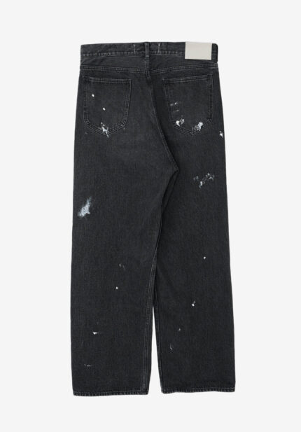 Basketcase Jane Smith 13OZ Painted Denim 5 Pocket Pants, Black