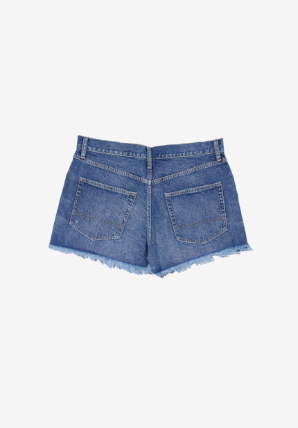 Basketcase Rhodolirion Button Fly Short Pant - Damaged Denim, Indigo
