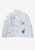 Basketcase Gallery Memorial Coverall Jacket, White
