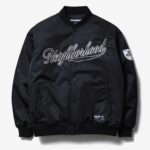 Basketcase Gallery Baseball Jacket, Black