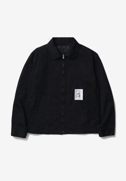 Basketcase Gallery BW . Zip Work Jacket, Black