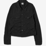 Basketcase Gallery Nylon Trucker Jacket, Black