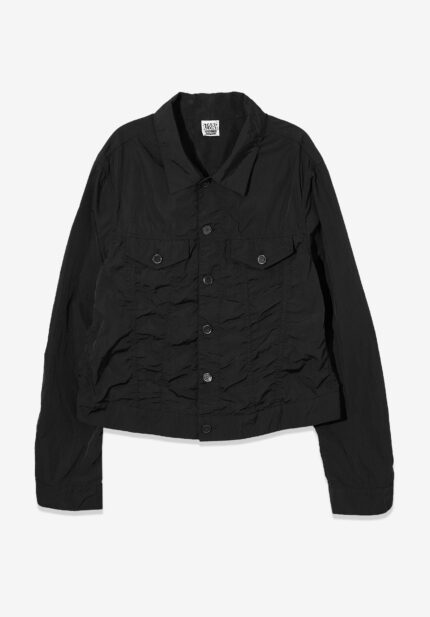 Basketcase Gallery Nylon Trucker Jacket, Black
